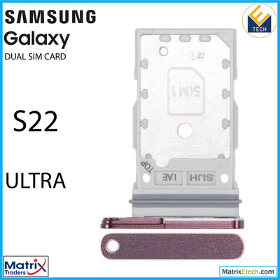 Samsung Galaxy S22 Ultra Dual Sim Card Tray - Matrix Traders