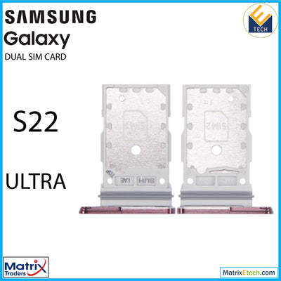 Samsung Galaxy S22 Ultra Dual Sim Card Tray - Matrix Traders