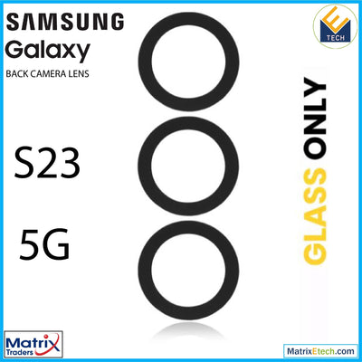 Samsung Galaxy S23 5G Back Camera Lens With Adhesive (10 Pack) - Matrix Traders