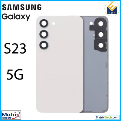 Samsung Galaxy S23 5G Back Cover Glass With Camera Lens (Aftermarket Plus) - Matrix Traders