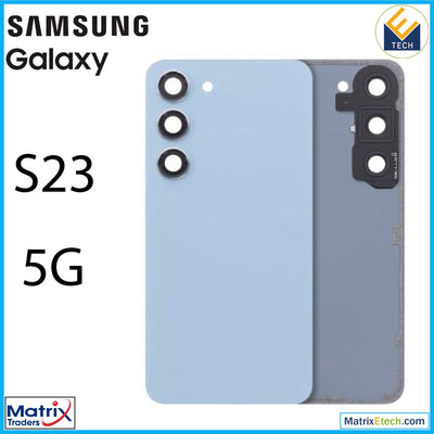 Samsung Galaxy S23 5G Back Cover Glass With Camera Lens (Aftermarket Plus) - Matrix Traders