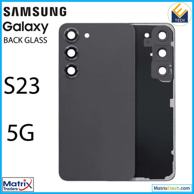 Samsung Galaxy S23 5G Back Cover Glass With Camera Lens (Aftermarket Plus) - Matrix Traders