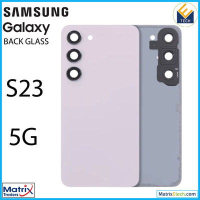 Samsung Galaxy S23 5G Back Cover Glass With Camera Lens (Aftermarket Plus) - Matrix Traders