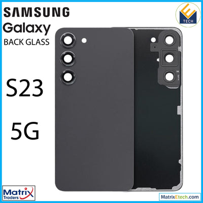 Samsung Galaxy S23 5G Back Cover Glass With Camera Lens (Service Pack) - Matrix Traders