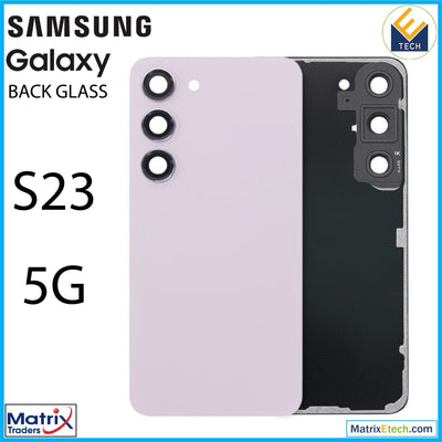 Samsung Galaxy S23 5G Back Cover Glass With Camera Lens (Service Pack) - Matrix Traders