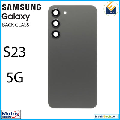 Samsung Galaxy S23 5G Back Cover Glass With Camera Lens (Service Pack) - Matrix Traders