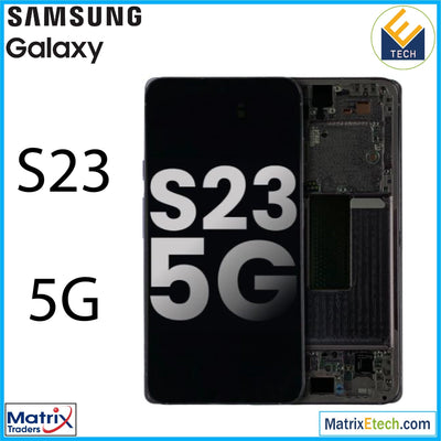 Samsung Galaxy S23 5G OLED Assembly With Frame (Pull: Grade A) - Matrix Traders