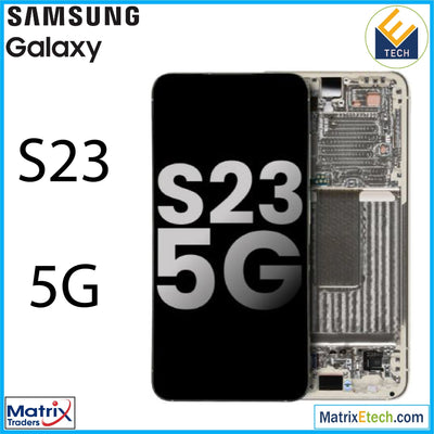 Samsung Galaxy S23 5G OLED Assembly With Frame (Pull Grade BC) - Matrix Traders