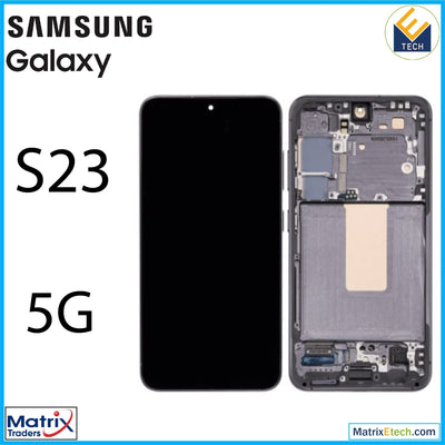 Samsung Galaxy S23 5G OLED Assembly With Frame (Refurbished) - Matrix Traders