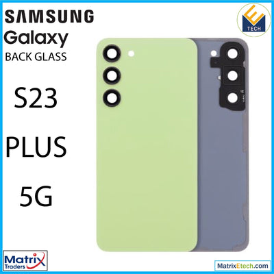 Samsung Galaxy S23 Plus 5G Back Cover Glass With Camera Lens (Aftermarket Plus) - Matrix Traders