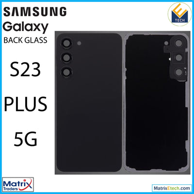 Samsung Galaxy S23 Plus 5G Back Cover Glass With Camera Lens (Aftermarket Plus) - Matrix Traders