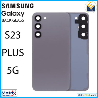 Samsung Galaxy S23 Plus 5G Back Cover Glass With Camera Lens (Aftermarket Plus) - Matrix Traders