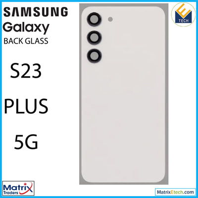 Samsung Galaxy S23 Plus 5G Back Cover Glass With Camera Lens (Aftermarket Plus) - Matrix Traders