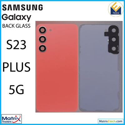 Samsung Galaxy S23 Plus 5G Back Cover Glass With Camera Lens (Aftermarket Plus) - Matrix Traders