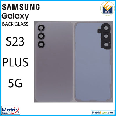 Samsung Galaxy S23 Plus 5G Back Cover Glass With Camera Lens (Aftermarket Plus) - Matrix Traders