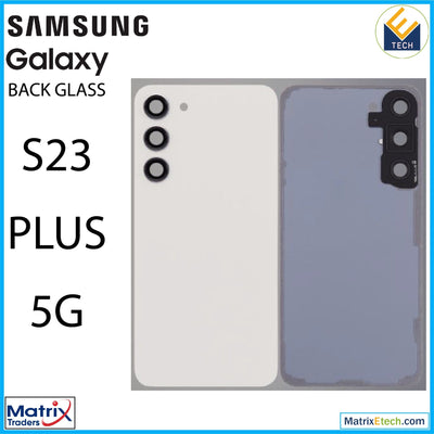 Samsung Galaxy S23 Plus 5G Back Cover Glass With Camera Lens (Aftermarket Plus) - Matrix Traders