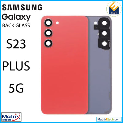 Samsung Galaxy S23 Plus 5G Back Cover Glass With Camera Lens (Aftermarket Plus) - Matrix Traders