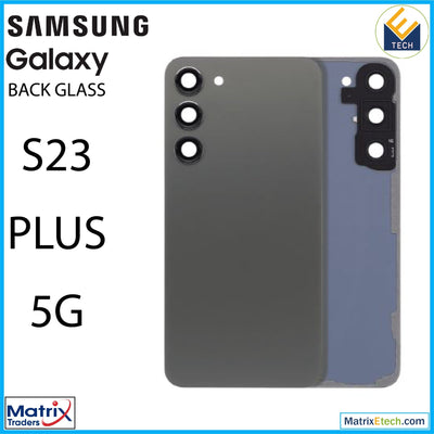 Samsung Galaxy S23 Plus 5G Back Cover Glass With Camera Lens (Aftermarket Plus) - Matrix Traders