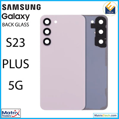 Samsung Galaxy S23 Plus 5G Back Cover Glass With Camera Lens (Aftermarket Plus) - Matrix Traders