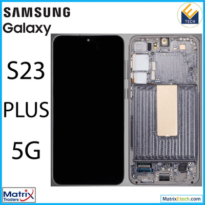 Samsung Galaxy S23 Plus 5G OLED Assembly With Frame (Refurbished) - Matrix Traders