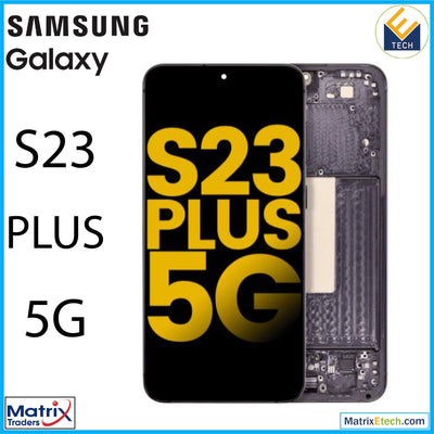 Samsung Galaxy S23 Plus 5G OLED Assembly With Frame (US & International) - Matrix Traders