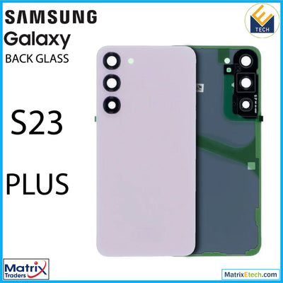 Samsung Galaxy S23 Plus Back Cover Glass With Camera Lens (Service Pack) - Matrix Traders