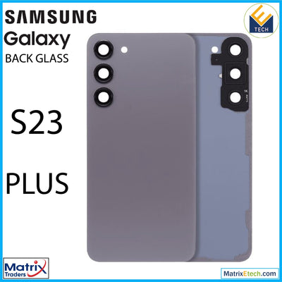 Samsung Galaxy S23 Plus Back Cover Glass With Camera Lens (Service Pack) - Matrix Traders