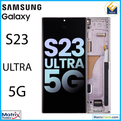 Samsung Galaxy S23 Ultra 5G OLED Assembly With Frame (Service Pack) - Matrix Traders