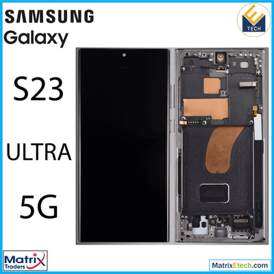 Samsung Galaxy S23 Ultra 5G OLED Assembly With Frame (Service Pack) - Matrix Traders