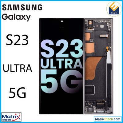 Samsung Galaxy S23 Ultra 5G OLED Assembly With Frame (Service Pack) - Matrix Traders