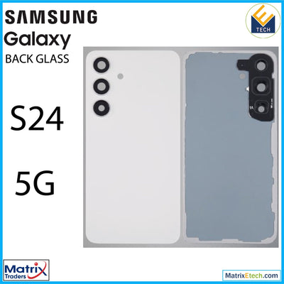 Samsung Galaxy S24 5G Back Cover Glass With Camera Lens (Aftermarket Plus) - Matrix Traders