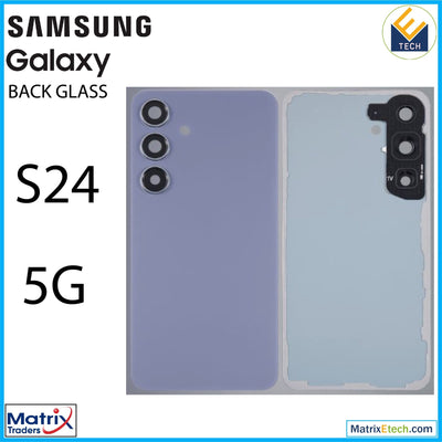 Samsung Galaxy S24 5G Back Cover Glass With Camera Lens (Aftermarket Plus) - Matrix Traders