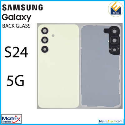 Samsung Galaxy S24 5G Back Cover Glass With Camera Lens (Aftermarket Plus) - Matrix Traders