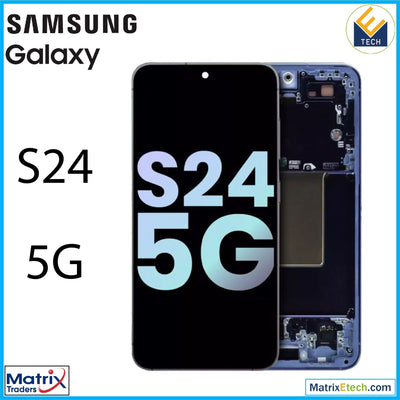 Samsung Galaxy S24 5G OLED Assembly With Frame (Service Pack) - Matrix Traders