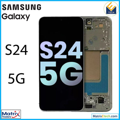 Samsung Galaxy S24 5G OLED Assembly With Frame (Service Pack) - Matrix Traders