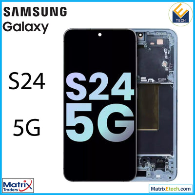 Samsung Galaxy S24 5G OLED Assembly With Frame (Service Pack) - Matrix Traders