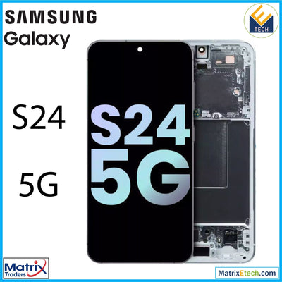 Samsung Galaxy S24 5G OLED Assembly With Frame (Service Pack) - Matrix Traders