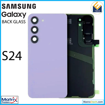 Samsung Galaxy S24 Back Cover Glass With Camera Lens (Service Pack) - Matrix Traders