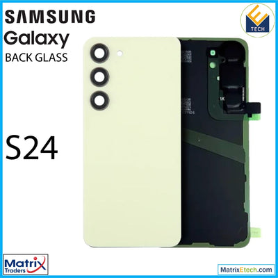 Samsung Galaxy S24 Back Cover Glass With Camera Lens (Service Pack) - Matrix Traders