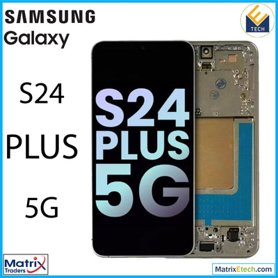 Samsung Galaxy S24 Plus 5G OLED Assembly With Frame (Service Pack) - Matrix Traders