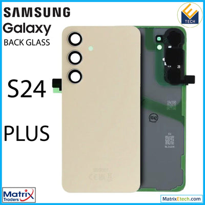 Samsung Galaxy S24 Plus Back Cover Glass With Camera Lens (Service Pack) - Matrix Traders