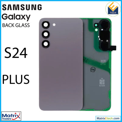 Samsung Galaxy S24 Plus Back Cover Glass With Camera Lens (Service Pack) - Matrix Traders