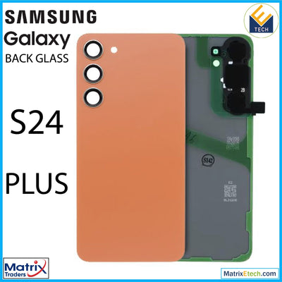 Samsung Galaxy S24 Plus Back Cover Glass With Camera Lens (Service Pack) - Matrix Traders