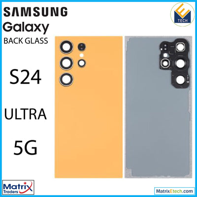 Samsung Galaxy S24 Ultra 5G Back Cover Glass With Camera Lens (Aftermarket Plus) - Matrix Traders