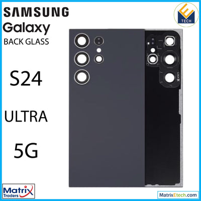 Samsung Galaxy S24 Ultra 5G Back Cover Glass With Camera Lens (Aftermarket Plus) - Matrix Traders