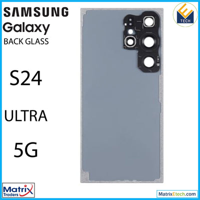 Samsung Galaxy S24 Ultra 5G Back Cover Glass With Camera Lens (Aftermarket Plus) - Matrix Traders