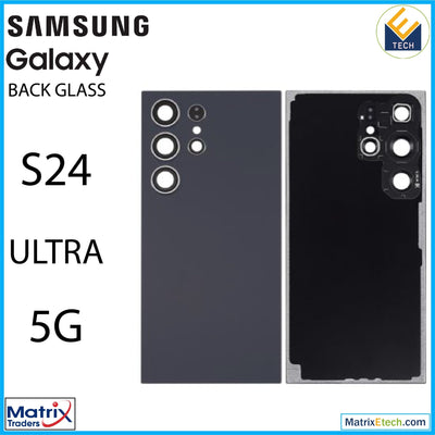 Samsung Galaxy S24 Ultra 5G Back Cover Glass With Camera Lens (Aftermarket Plus) - Matrix Traders