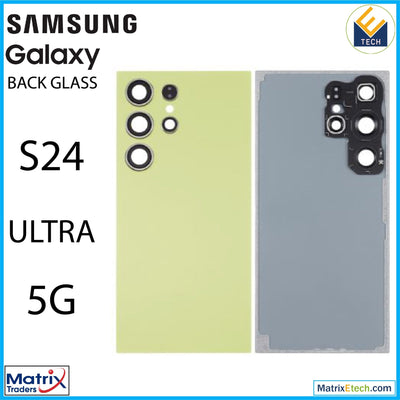 Samsung Galaxy S24 Ultra 5G Back Cover Glass With Camera Lens (Aftermarket Plus) - Matrix Traders