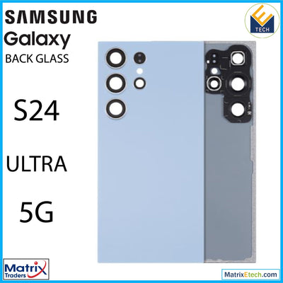 Samsung Galaxy S24 Ultra 5G Back Cover Glass With Camera Lens (Aftermarket Plus) - Matrix Traders