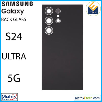 Samsung Galaxy S24 Ultra 5G Back Cover Glass With Camera Lens (Aftermarket Plus) - Matrix Traders